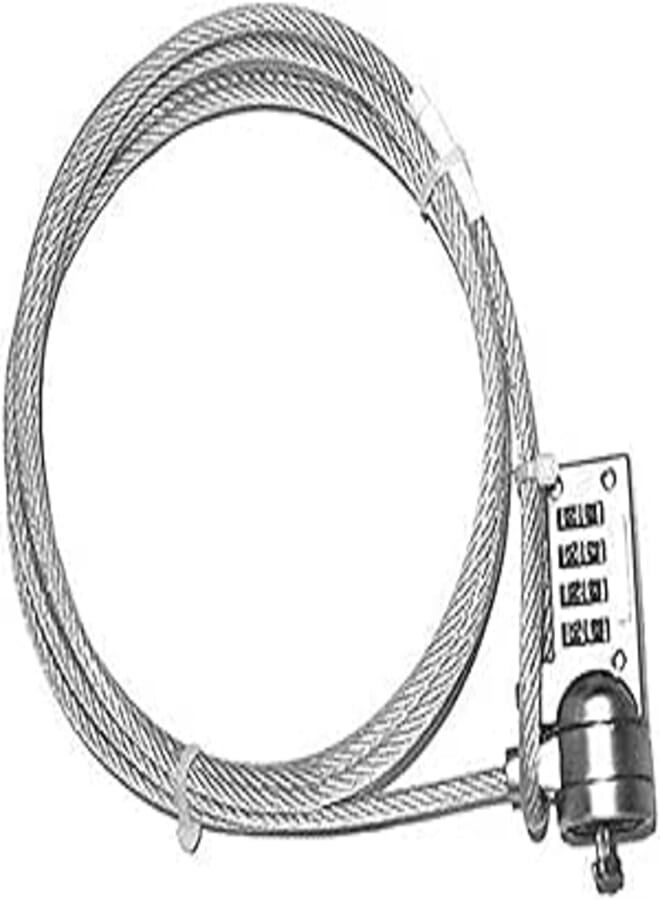 Alloy Lock Security 4 - Digit Combination Cable Laptop/Notebook